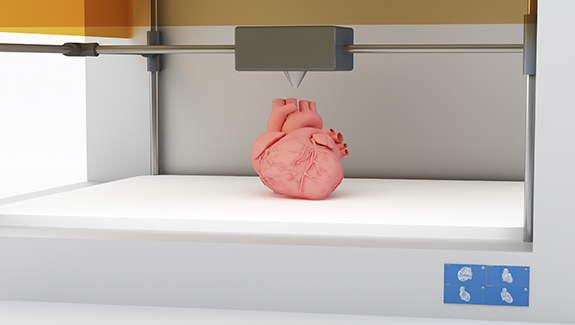3D printing human heart