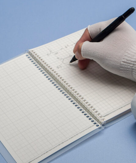 BCR® Spiral Clean Room Notebook 5x8 Grid Application