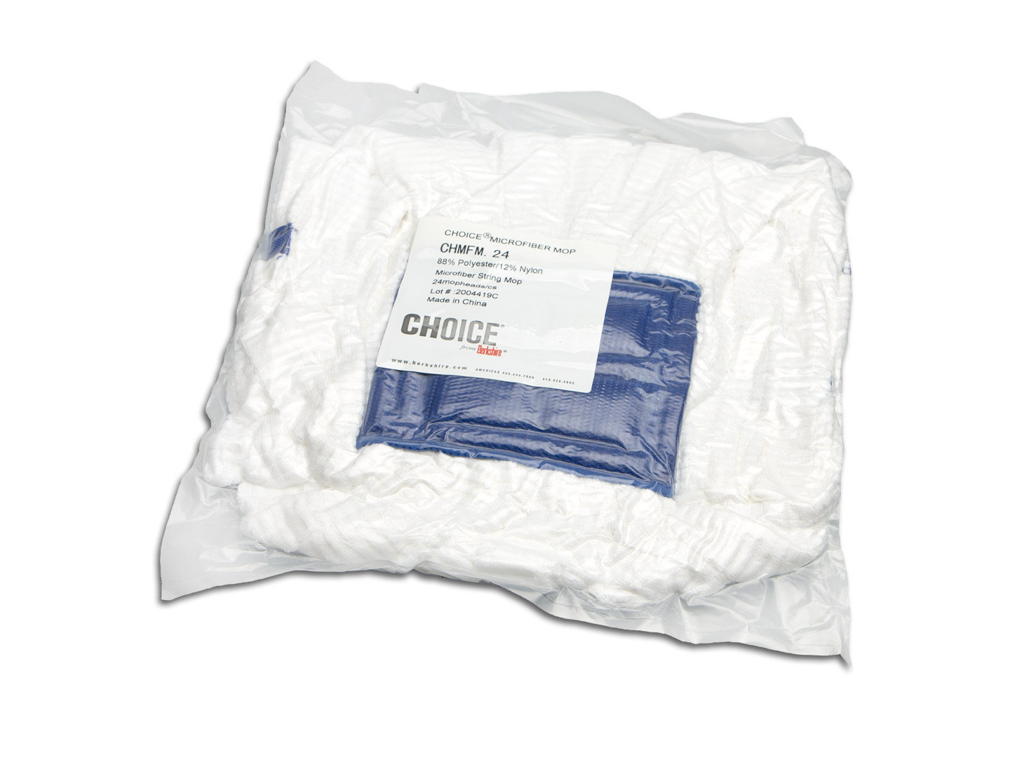 CHMFM24P Microfiber Clean Room Mops - Berkshire Corporation