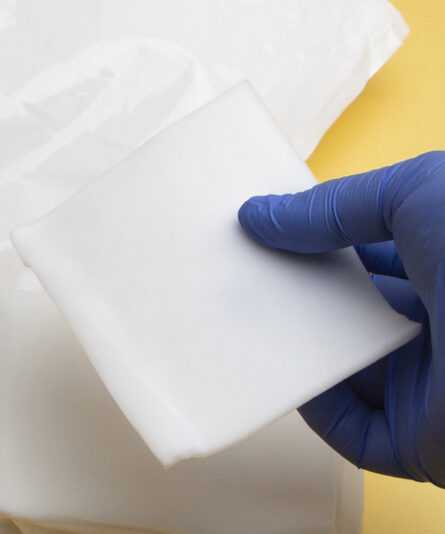 Foam wipe application