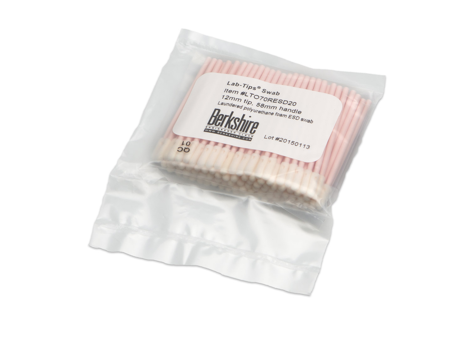 LTO70RESD20P Foam ESD Swab Berkshire Corporation