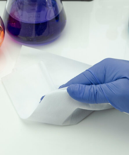 SPX1000.001.12 9x9 IPA Cleanroom Wiper Application