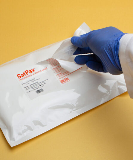 Sterile SatPax® 550 9x11 Cleanroom Wiper Package