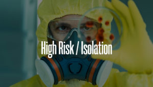 High Risk Isolation Cleaning Products WIpes