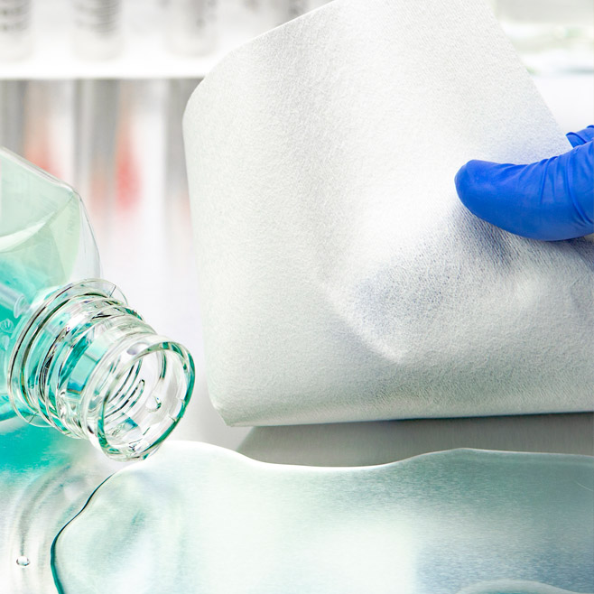 MicroPolx NW microfiber wipes clean room