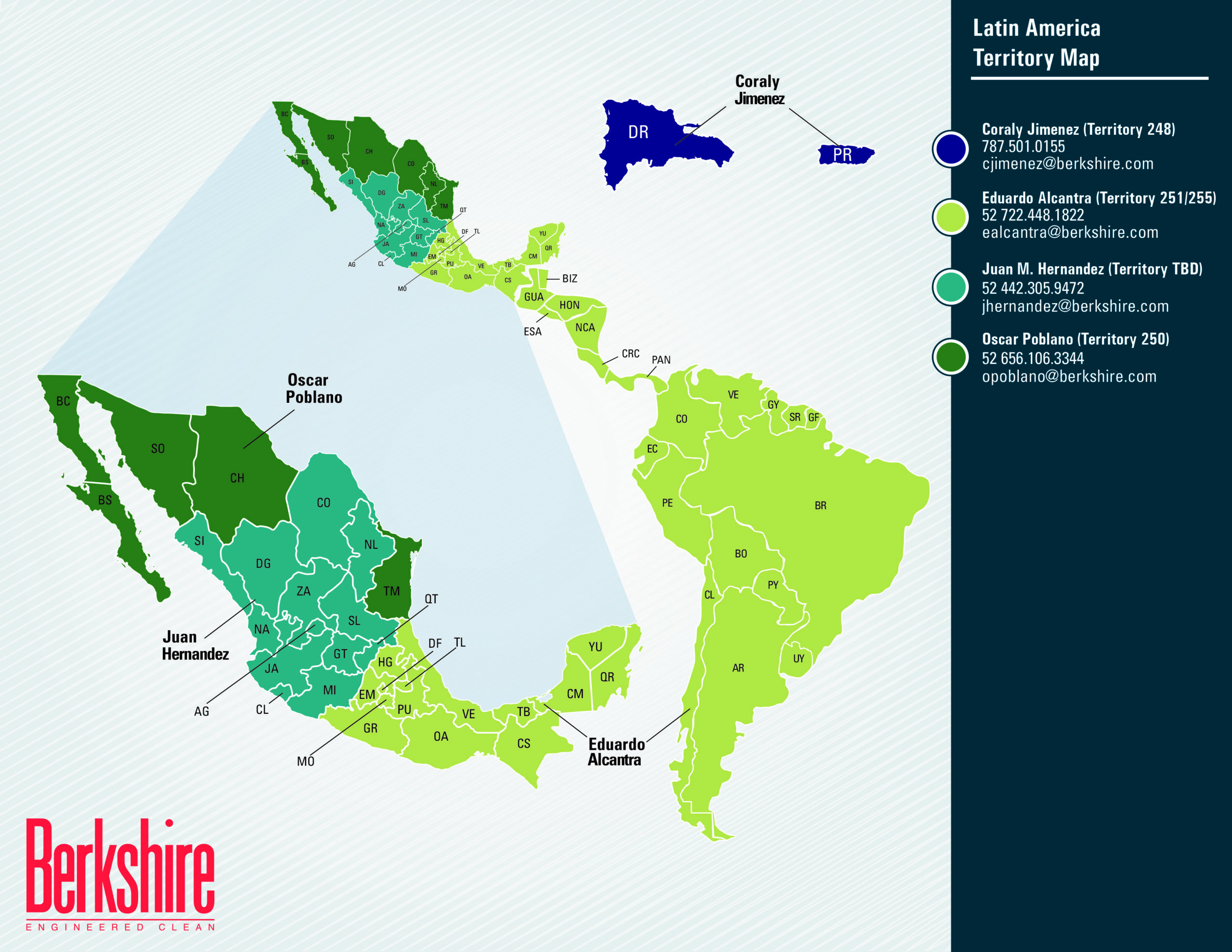 Berkshire Sales Territory Map LA scaled