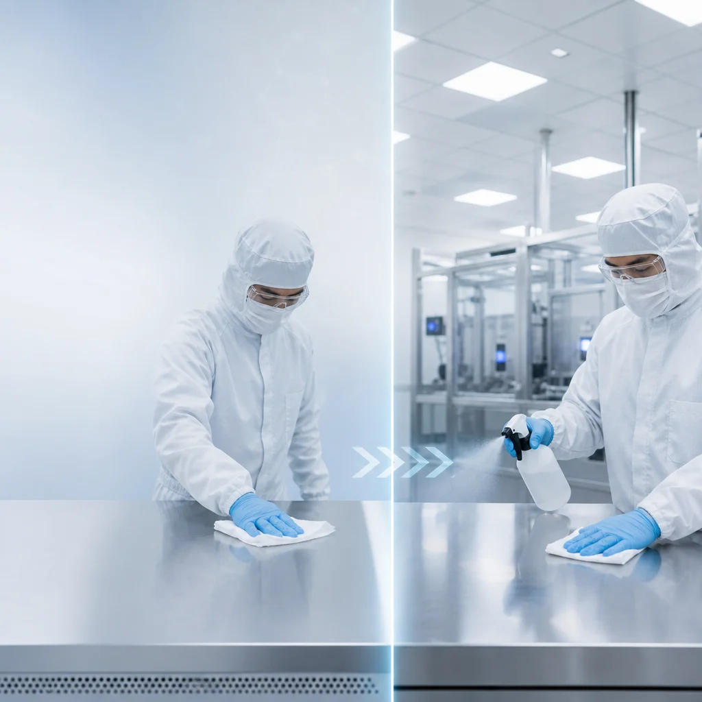 Cleaning vs Disinfecting What Is the Difference in a Cleanroom