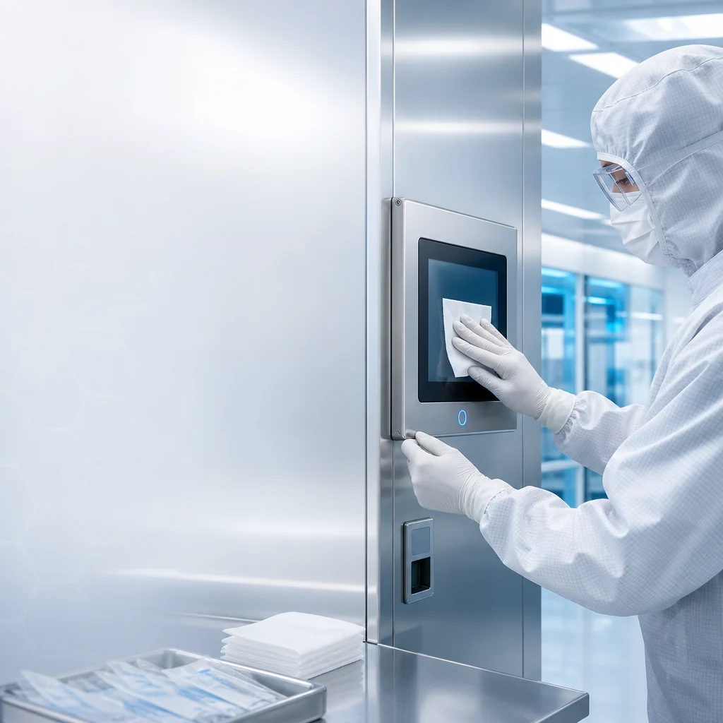 cleaning cleanroom touchscreens